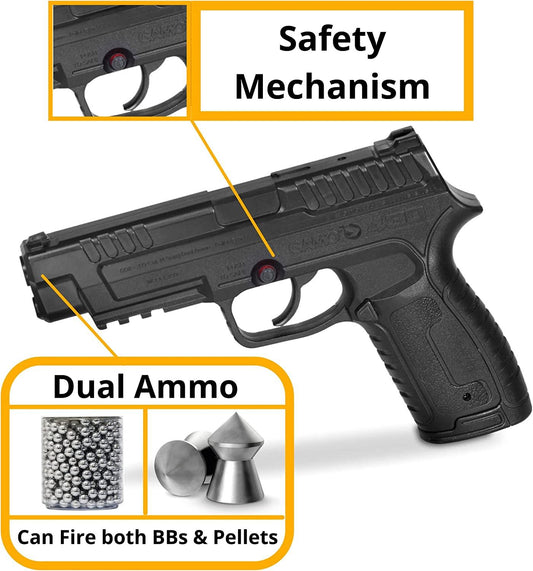 GAMO P-430 CO2 PISTOL .177 - DUAL FED - NeonSales {{ shop.shopifyCountryName }}