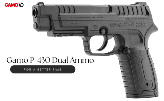 GAMO P-430 CO2 PISTOL .177 - DUAL FED - NeonSales {{ shop.shopifyCountryName }}