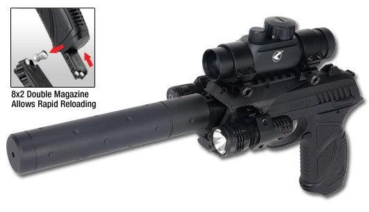 GAMO PT-85 CO2 PELLET PISTOL TACTICAL KIT .177 - NeonSales {{ shop.shopifyCountryName }}