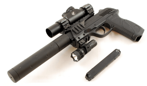 GAMO PT-85 CO2 PELLET PISTOL TACTICAL KIT .177 - NeonSales {{ shop.shopifyCountryName }}