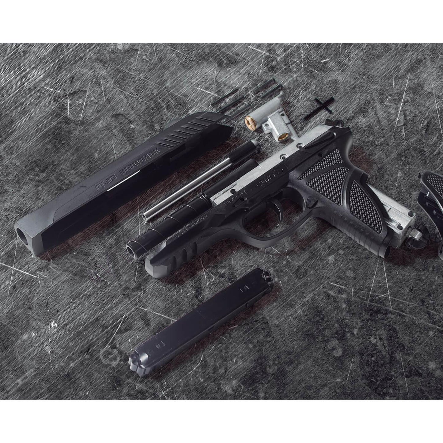 GAMO PT-85 CO2 PELLET PISTOL TACTICAL KIT .177 - NeonSales {{ shop.shopifyCountryName }}