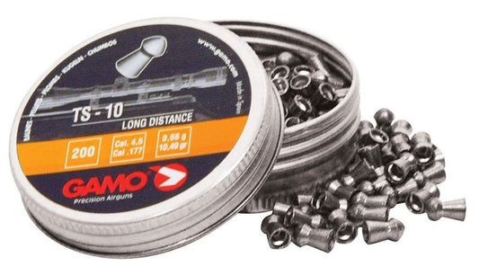 GAMO TS-10 PELLETS .177 (10.49GR) - 200's - NeonSales {{ shop.shopifyCountryName }}