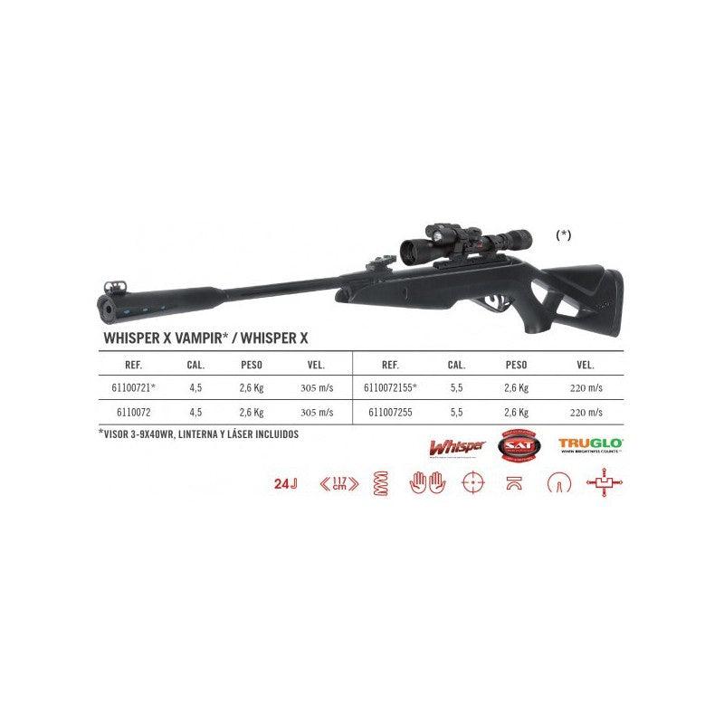 GAMO WHISPER X VAMPIR .177 W/ 3-9X40 (WR) SCOPE - NeonSales {{ shop.shopifyCountryName }}