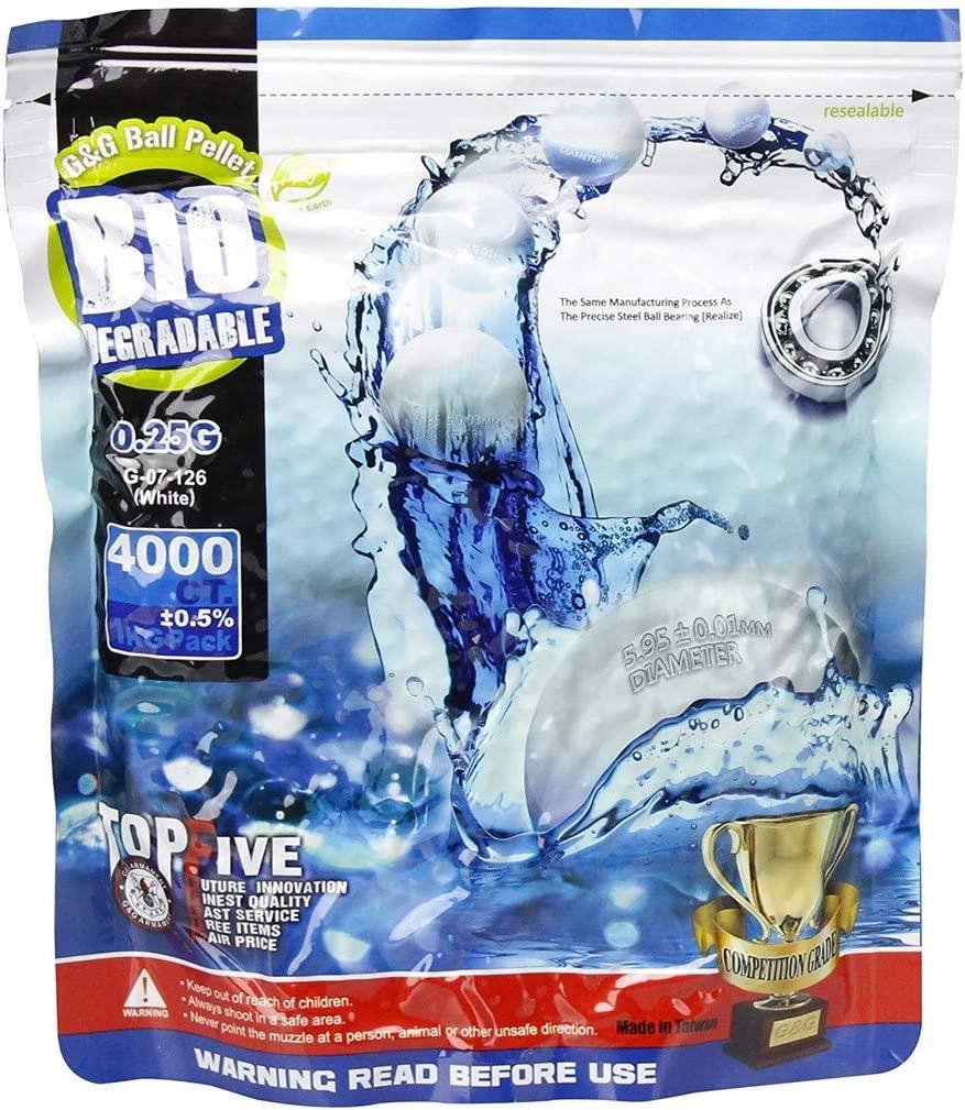 G&G ARMAMENT BIO-DEGRADABLE BB's (0.25G) - 4000's - NeonSales {{ shop.shopifyCountryName }}