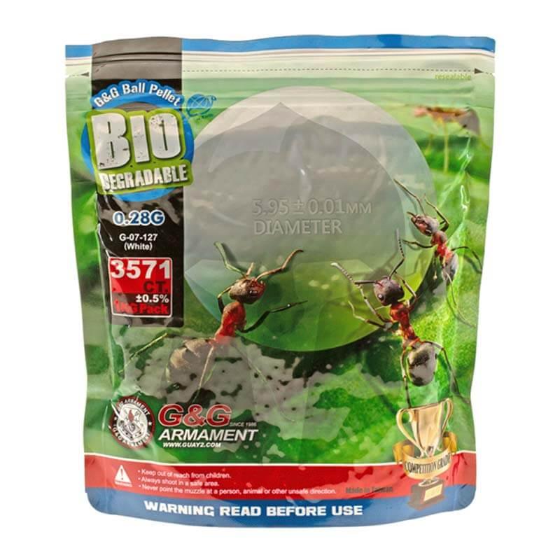 G&G ARMAMENT BIO-DEGRADABLE BB's (0.28G) - 3570's - NeonSales {{ shop.shopifyCountryName }}