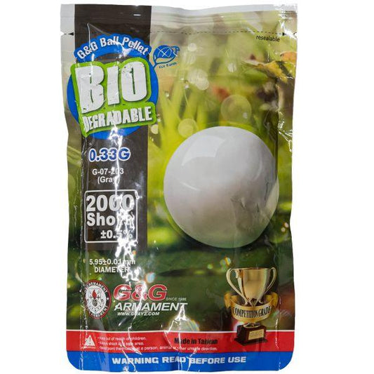G&G ARMAMENT BIO-DEGRADABLE BB's (0.33G) - 2000's - NeonSales {{ shop.shopifyCountryName }}