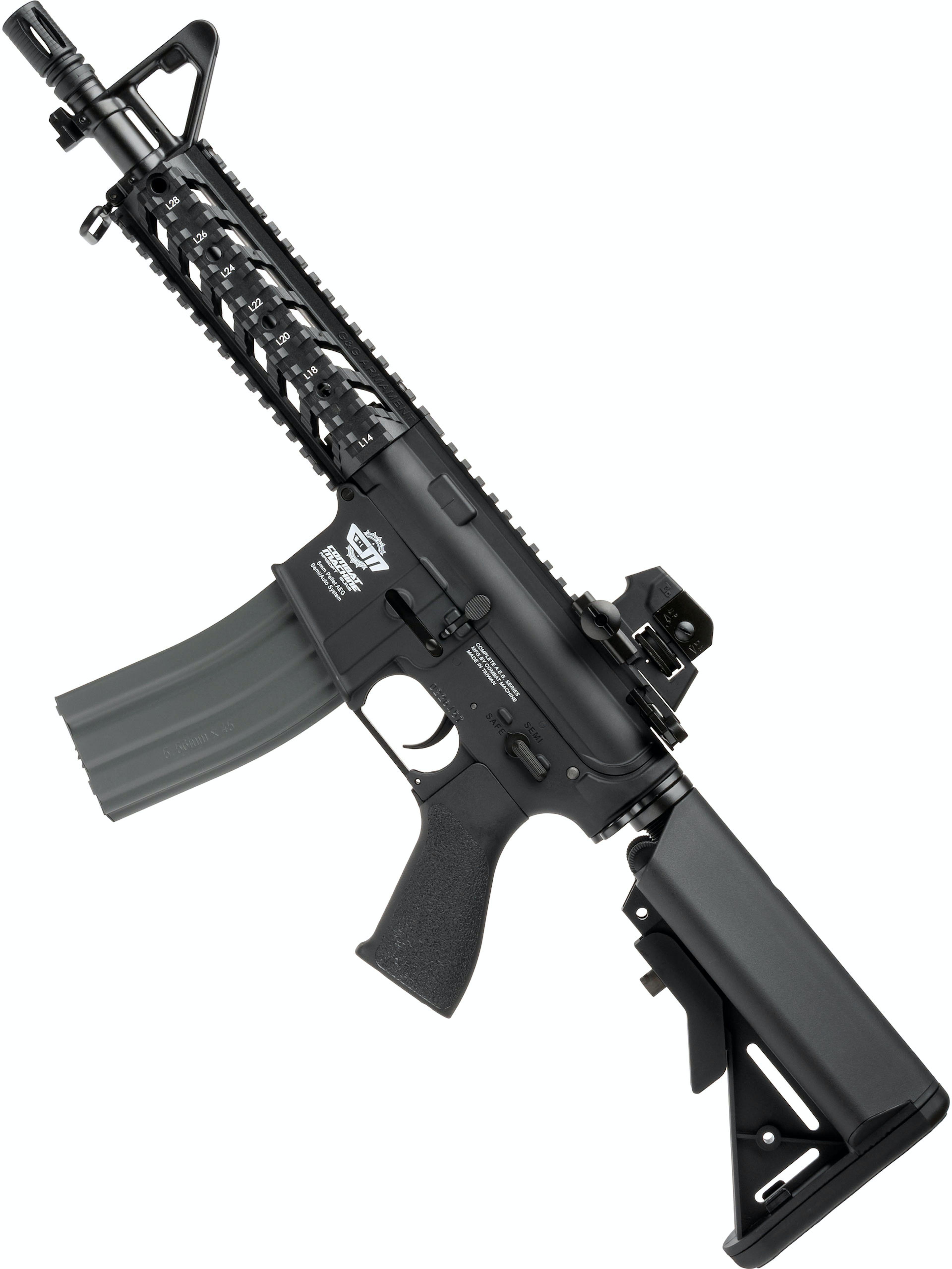 G&G ARMAMENT CM-16 RAIDER M4 MARKER (BLK), 6MM CAL - NeonSales {{ shop.shopifyCountryName }}