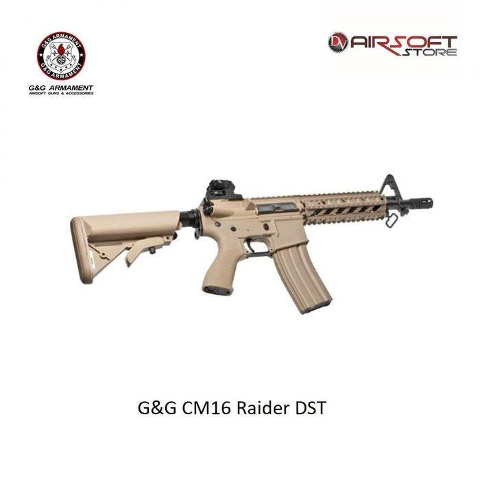 G&G ARMAMENT CM-16 RAIDER M4 MARKER (TAN), 6MM CAL - NeonSales {{ shop.shopifyCountryName }}