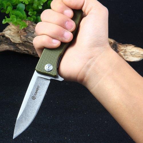 GANZO G728-GR FOLDING KNIFE - OD - NeonSales {{ shop.shopifyCountryName }}