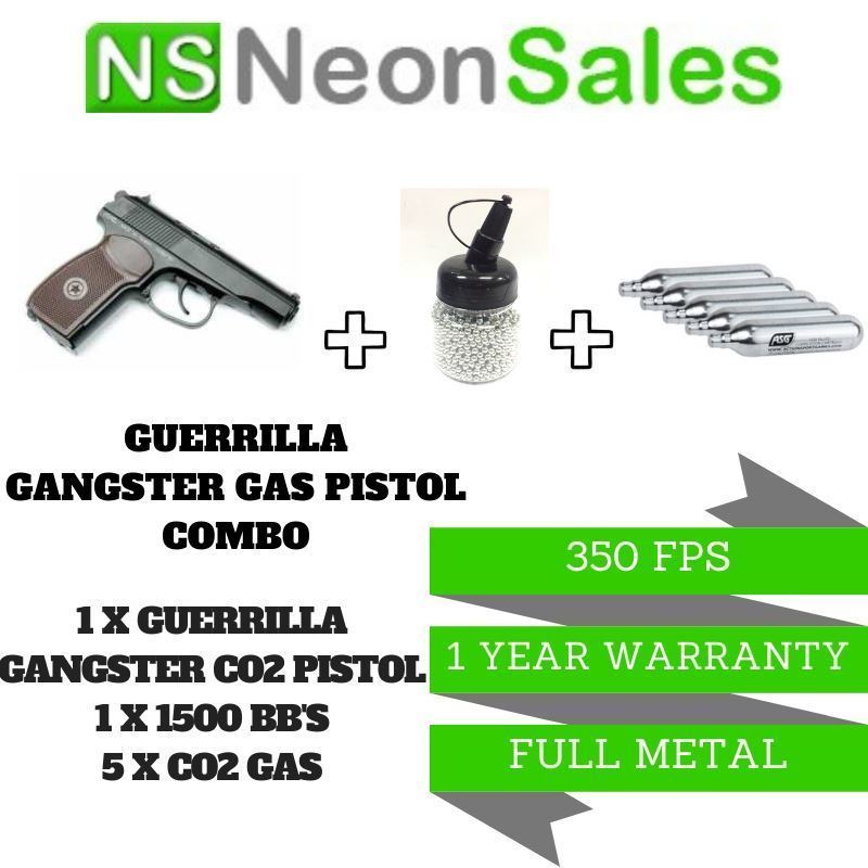 GUERRILLA GANGSTER CO2 GAS PISTOL