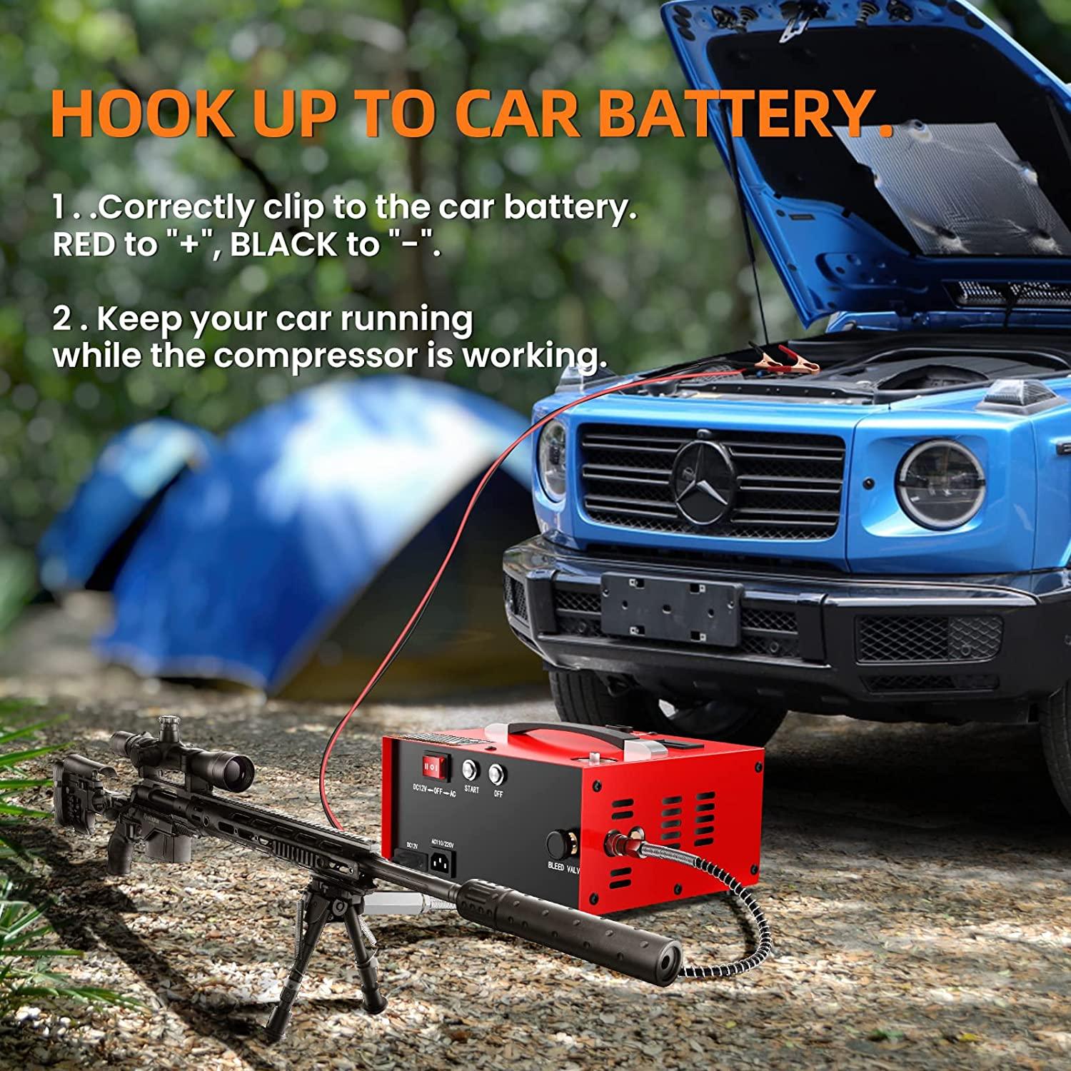 GX 12V/240V RED BOX COMPRESSOR (AUTO-SHUTDOWN) - NeonSales {{ shop.shopifyCountryName }}