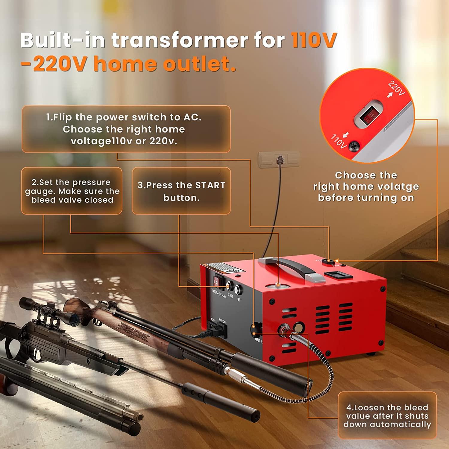 GX 12V/240V RED BOX COMPRESSOR (AUTO-SHUTDOWN) - NeonSales {{ shop.shopifyCountryName }}