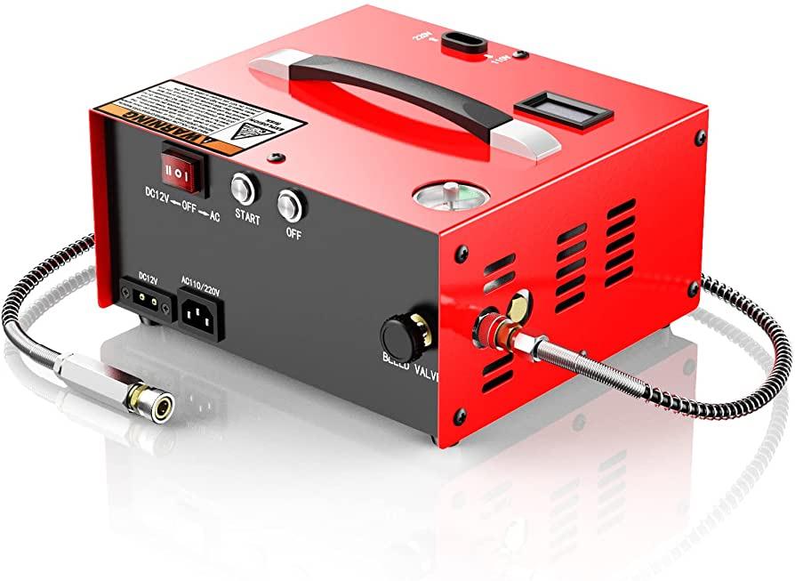 GX 12V/240V RED BOX COMPRESSOR (AUTO-SHUTDOWN) - NeonSales {{ shop.shopifyCountryName }}