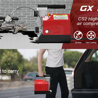 GX RED 4500 PSI PCP MINI COMPRESSOR, 12V/220V - NeonSales {{ shop.shopifyCountryName }}