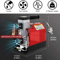 GX RED 4500 PSI PCP MINI COMPRESSOR, 12V/220V - NeonSales {{ shop.shopifyCountryName }}