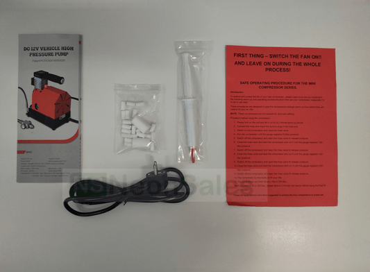 GX RED 4500 PSI PCP MINI COMPRESSOR, 12V/220V - NeonSales {{ shop.shopifyCountryName }}