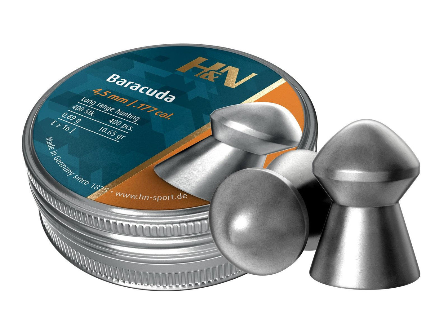 H&N 4.55MM BARACUDA 10.65GR - 400's - NeonSales {{ shop.shopifyCountryName }}