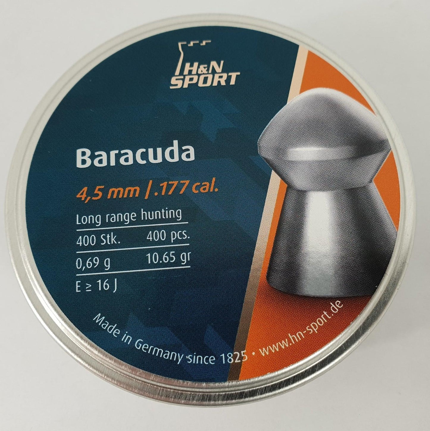 H&N 4.55MM BARACUDA 10.65GR - 400's - NeonSales {{ shop.shopifyCountryName }}