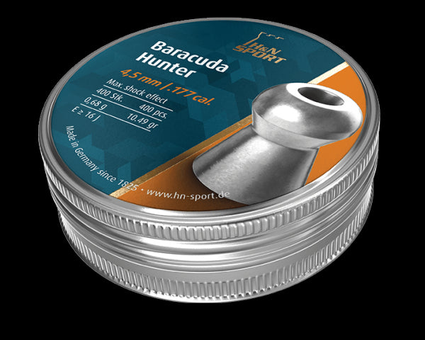 H&N 4.5MM BARACUDA HUNTER 10.49GR - 400'S - NeonSales {{ shop.shopifyCountryName }}
