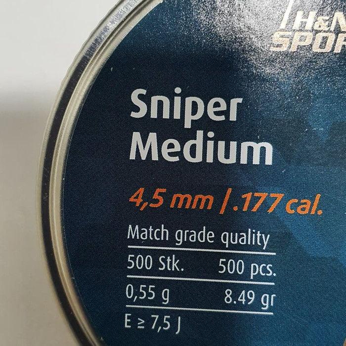 H&N 4.5MM SNIPER MEDIUM 8.49GR - 500'S - NeonSales South Africa