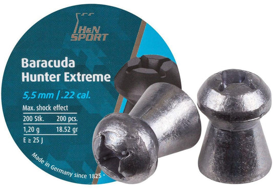 H&N 5.5MM BARACUDA HUNTER EXTREME 18.52GR - 200'S - NeonSales {{ shop.shopifyCountryName }}
