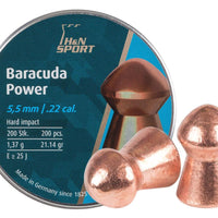 H&N 5.5MM BARACUDA POWER 21.14GR - 200'S - NeonSales {{ shop.shopifyCountryName }}