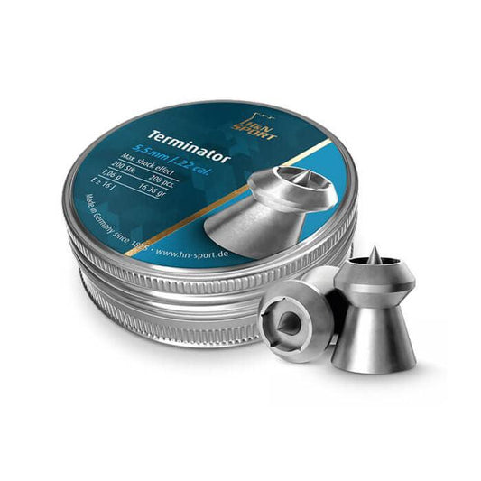 H&N 5.5MM TERMINATOR 16.36GR - 200's - NeonSales {{ shop.shopifyCountryName }}