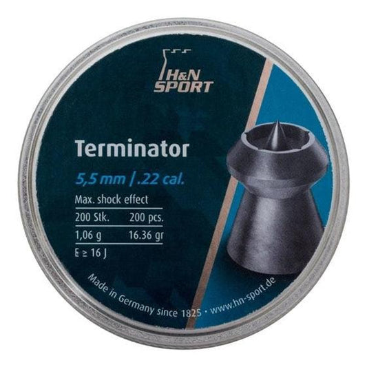 H&N 5.5MM TERMINATOR 16.36GR - 200's - NeonSales {{ shop.shopifyCountryName }}