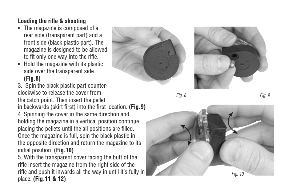 HATSAN 12 SHOT (.22) PCP MAGAZINE - FLASH, VECTIS - NeonSales South Africa