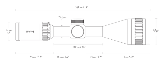 HAWKE AIRMAX 4-12x50MM SCOPE - 13140 - NeonSales {{ shop.shopifyCountryName }}
