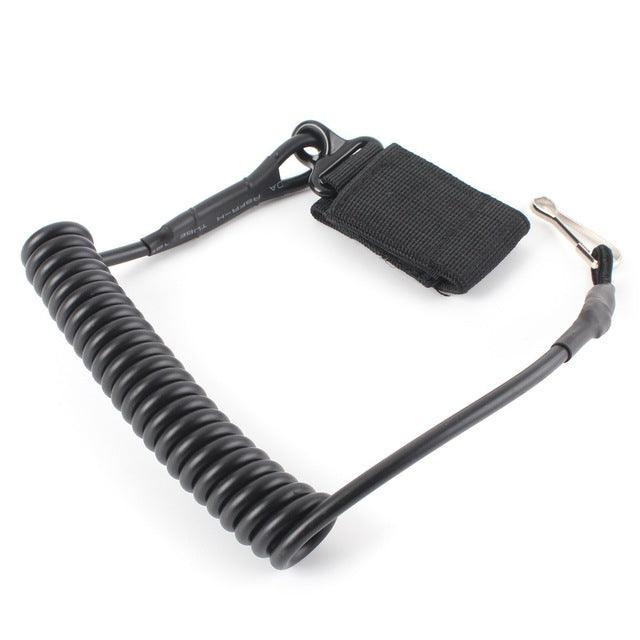 HEAVIER DUTY PISTOL LANYARD - BLACK - NeonSales {{ shop.shopifyCountryName }}