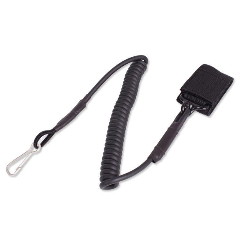 HEAVIER DUTY PISTOL LANYARD - BLACK - NeonSales {{ shop.shopifyCountryName }}