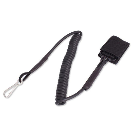HEAVIER DUTY PISTOL LANYARD - BLACK - NeonSales {{ shop.shopifyCountryName }}