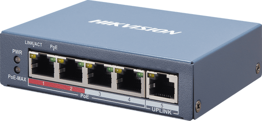 HIK 4PORT SMART POE SWITCH 100MBPS DS-3E1105P-EI - NeonSales {{ shop.shopifyCountryName }}