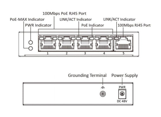 HIK 4PORT SMART POE SWITCH 100MBPS DS-3E1105P-EI - NeonSales {{ shop.shopifyCountryName }}