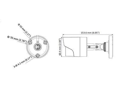 HIKVISION 2MP BULLET CAMERA DS-2CE16DOT-IPF 3.6 - NeonSales South Africa