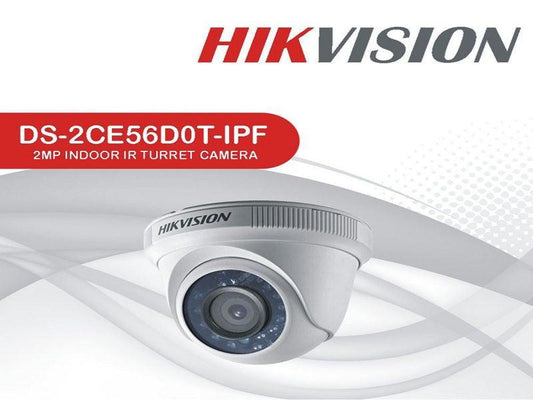 HIKVISION 2MP DOME CAMERA DS-2CE56DOT-IPF 2.8 - NeonSales {{ shop.shopifyCountryName }}