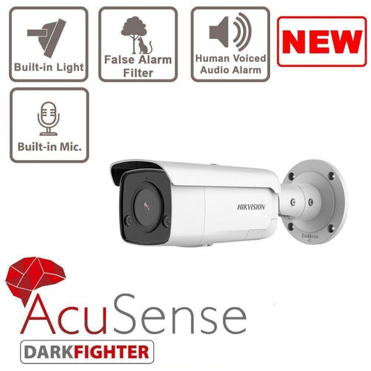 HIKVISION 4MP ACUSENSE CAMERA WITH ALARM + STROBE - NeonSales {{ shop.shopifyCountryName }}