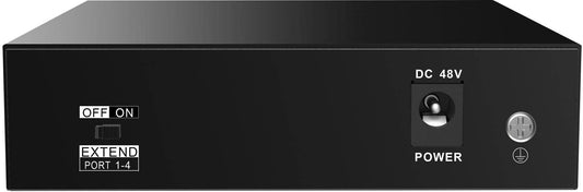 HILOOK 4 PORT POE SWITCH 100MBPS NS-0105P-35(B) - NeonSales {{ shop.shopifyCountryName }}