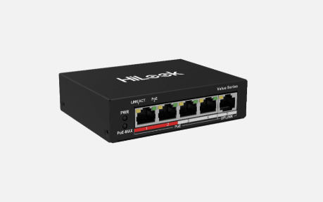 HILOOK 4 PORT POE SWITCH 100MBPS NS-0105P-35(B) - NeonSales {{ shop.shopifyCountryName }}