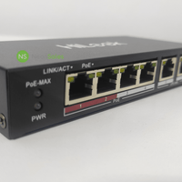 HILOOK 4 PORT POE SWITCH 10/100MBPS NS-0106P-35 - NeonSales {{ shop.shopifyCountryName }}