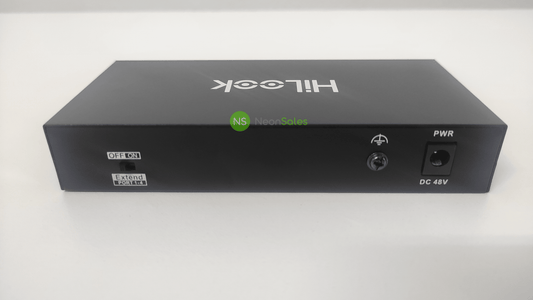 HILOOK 4 PORT POE SWITCH 10/100MBPS NS-0106P-35 - NeonSales {{ shop.shopifyCountryName }}