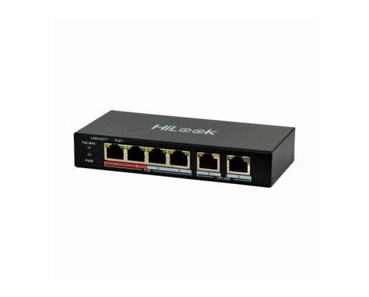 HILOOK 4 PORT POE SWITCH 10/100MBPS NS-0106P-35 - NeonSales South Africa