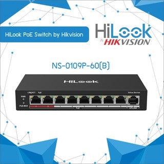 HILOOK 8 PORT POE SWITCH 100MBPS NS-0109P-60(B) - NeonSales {{ shop.shopifyCountryName }}