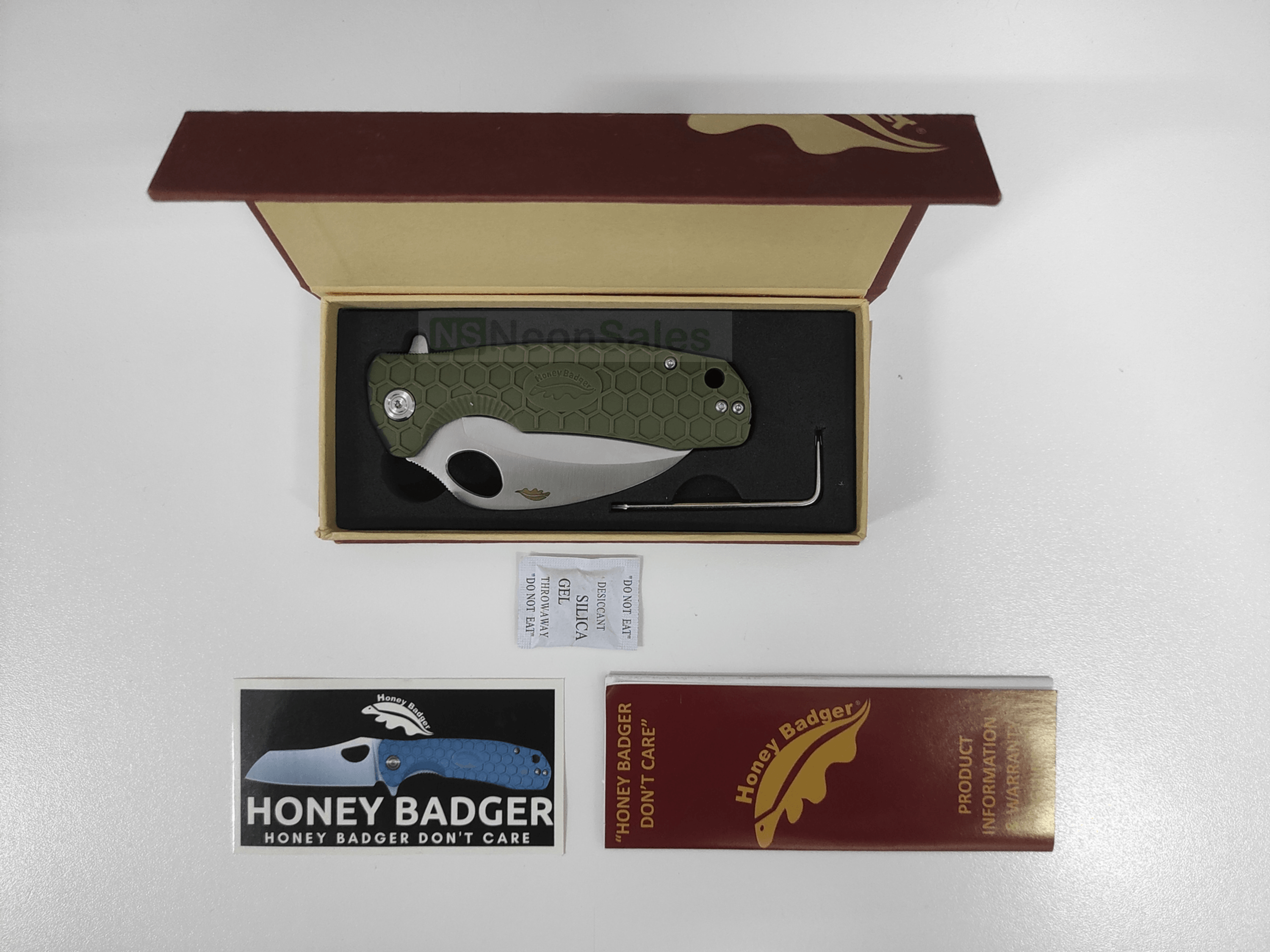 HONEY BADGER CLAW FLIPPER - LARGE OLIVE DRAB - NeonSales {{ shop.shopifyCountryName }}