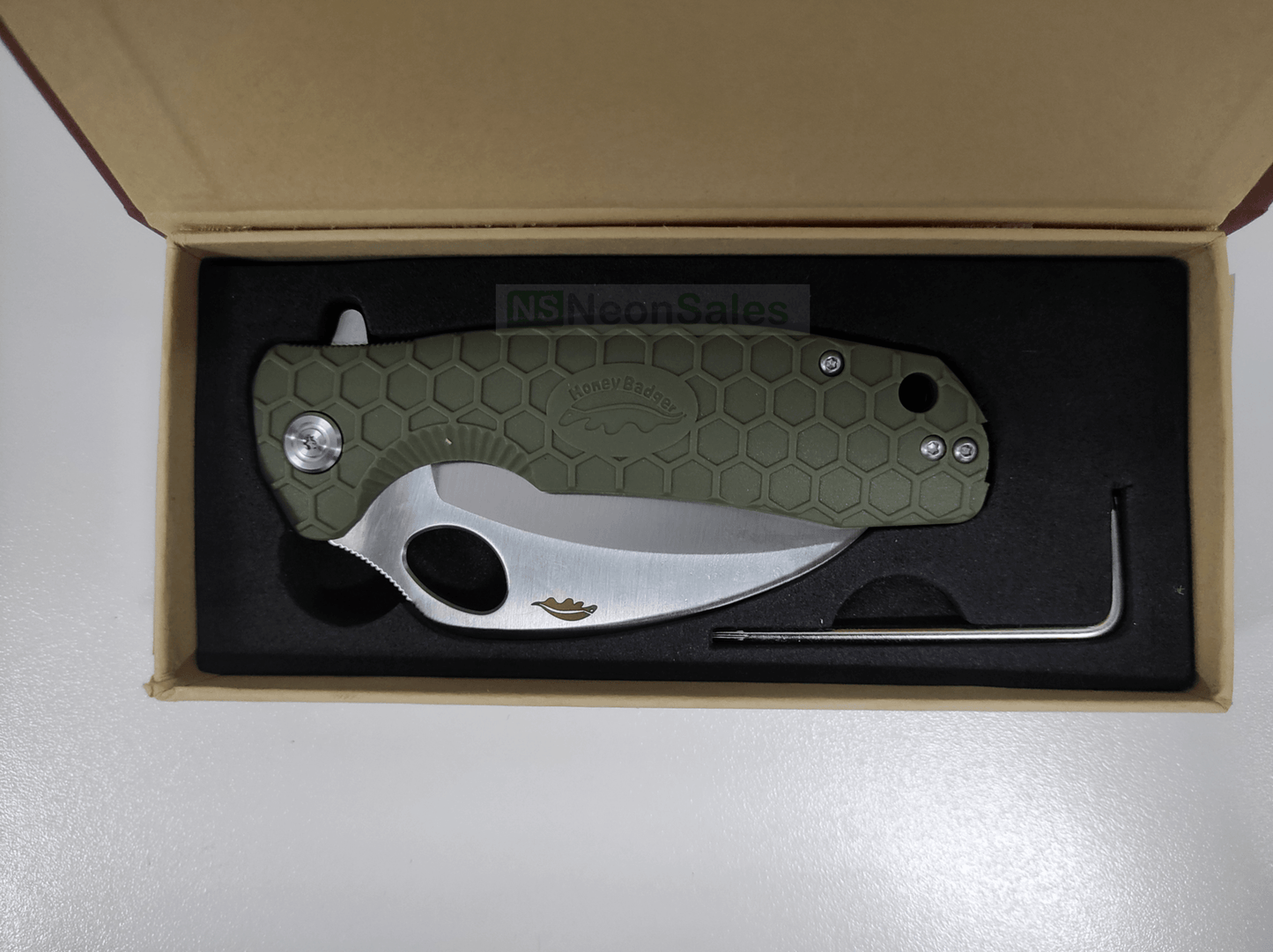 HONEY BADGER CLAW FLIPPER - LARGE OLIVE DRAB - NeonSales {{ shop.shopifyCountryName }}
