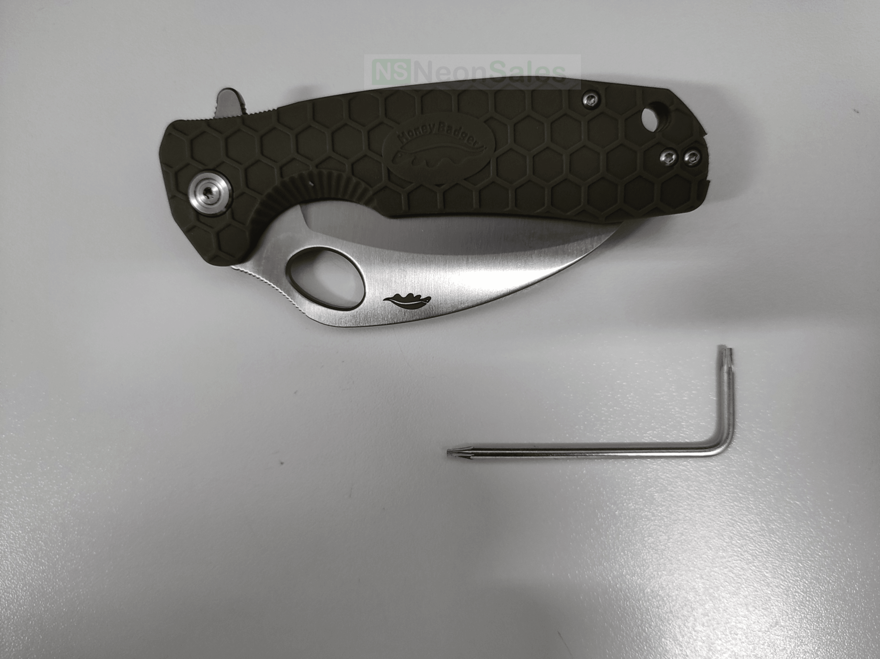 HONEY BADGER CLAW FLIPPER - LARGE OLIVE DRAB - NeonSales {{ shop.shopifyCountryName }}