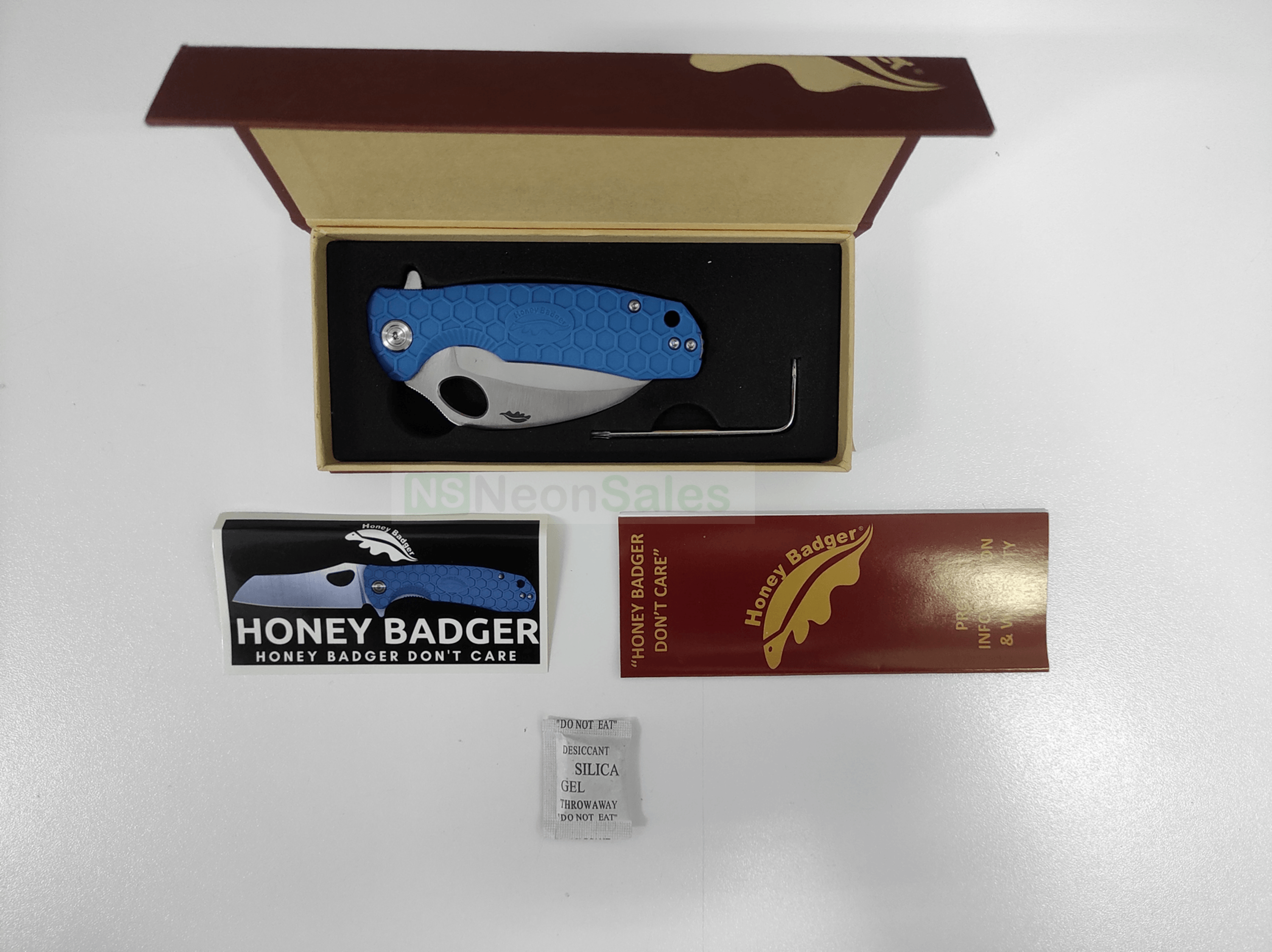 HONEY BADGER CLAW FLIPPER - MEDIUM BLUE - NeonSales South Africa