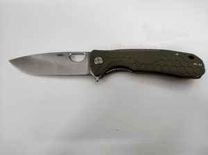 HONEY BADGER DROP-POINT FLIPPER D2 - LARGE OLIVE - NeonSales South Africa