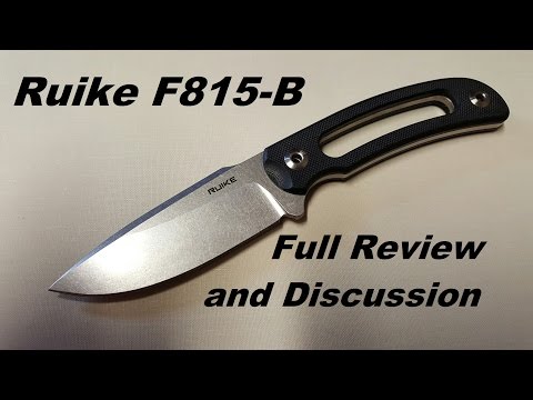 RUIKE F815-B FULL TANG FIXED BLADE W/ BELT SHEATH
